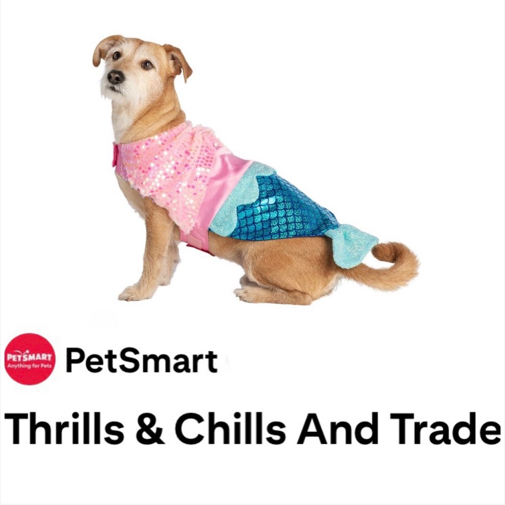 Thrills & Chills Collection Pet Mermaid Costume